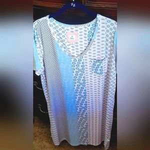 Echo pastel graphic night shirt